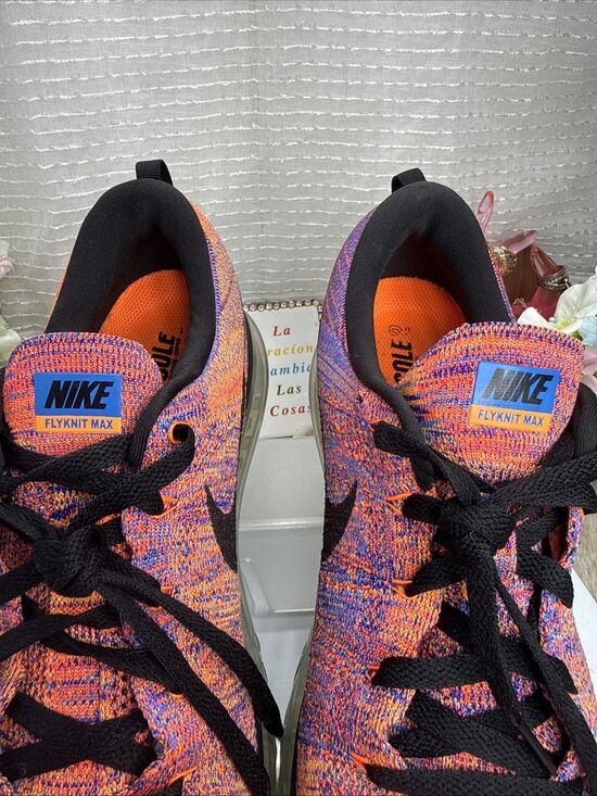 (R5) Nike flyknit air max Multicolor 620469-404 athletic sneakers mens, Sz 12 main image 7